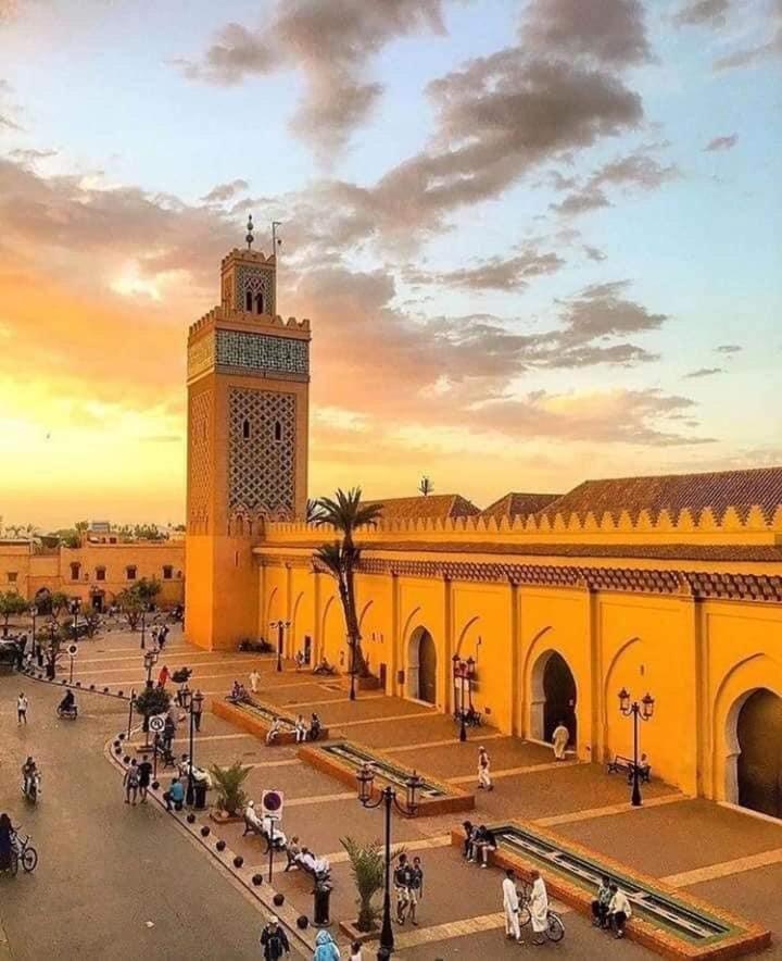 Authentic Moroccan Charm Apartment In Marrakech Terrace Marrákes Kültér fotó